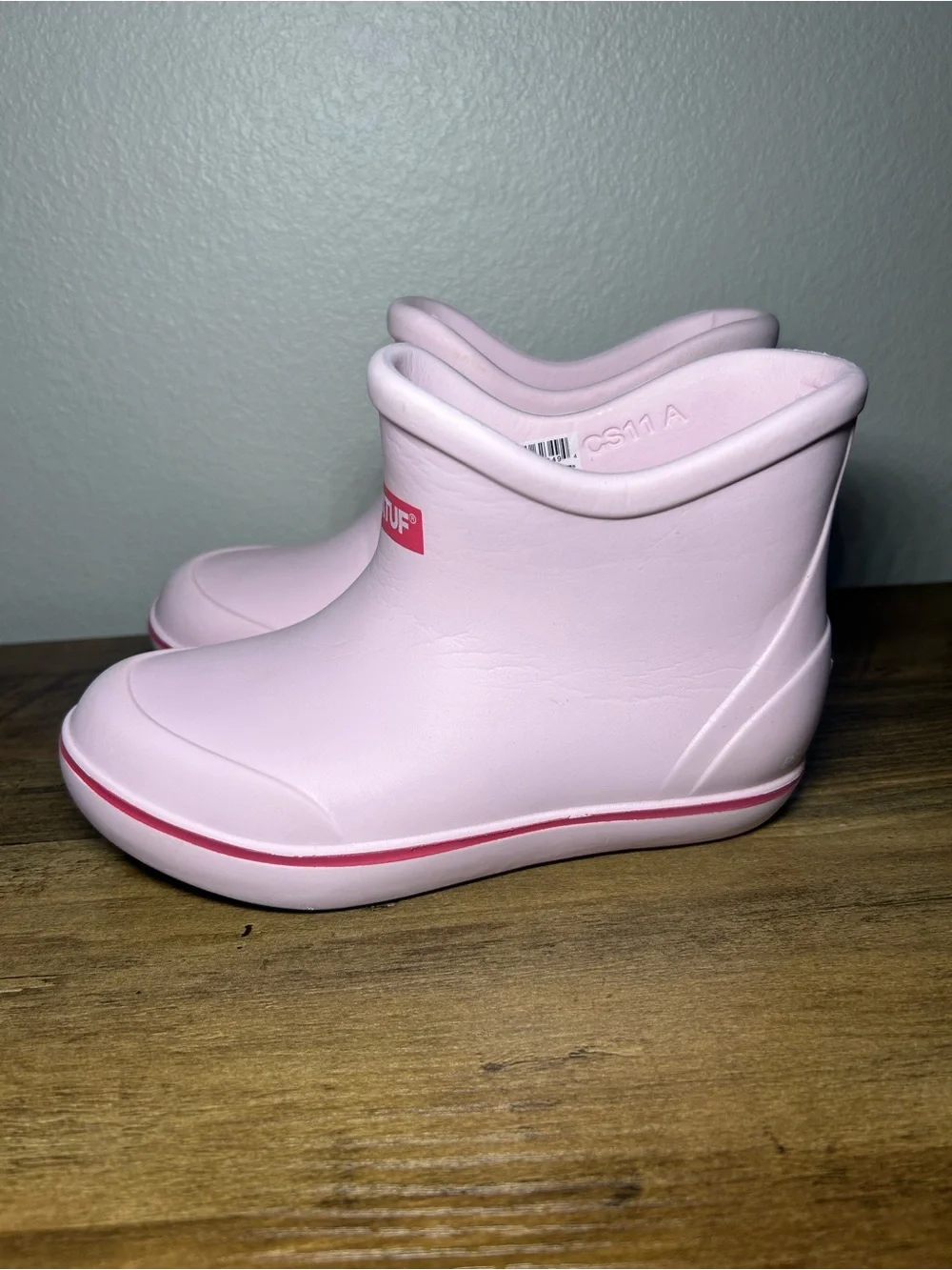 XTRATUF Kids' Pink Slip-On Rain & Snow Clogs